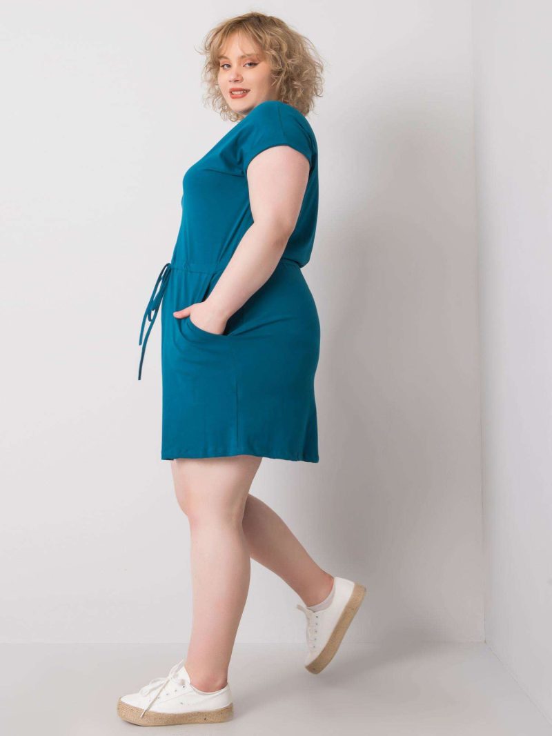 Blauw kort kleedje