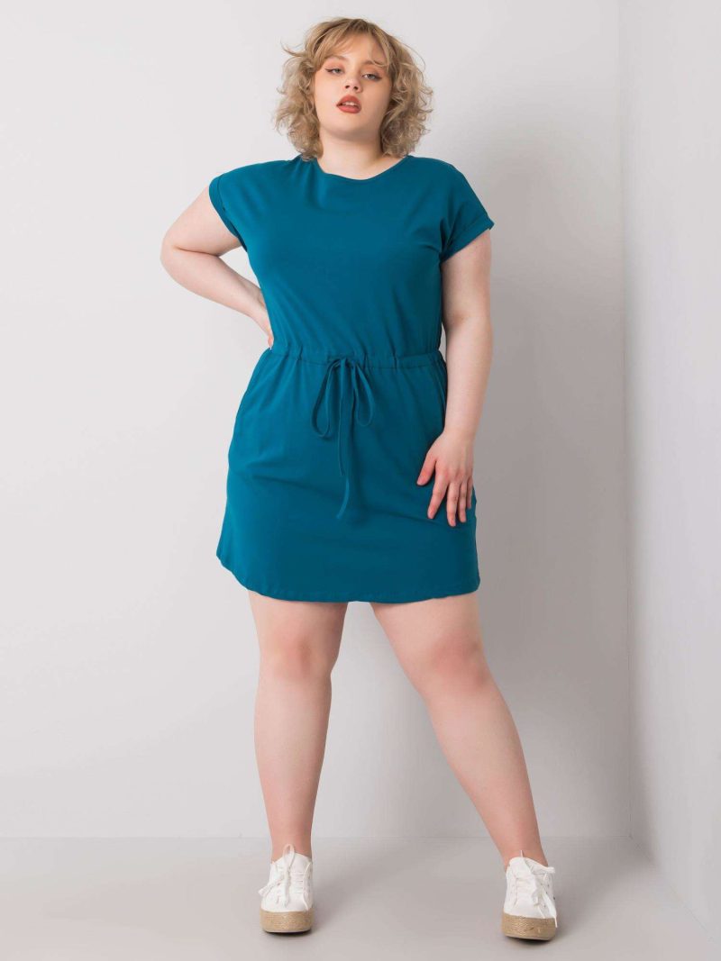 Blauw kort kleedje