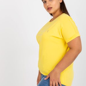 Geel t-shirt "happiness"