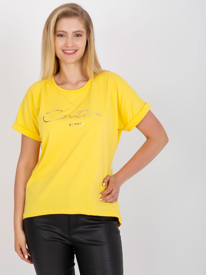 Geel t-shirt "Couture"