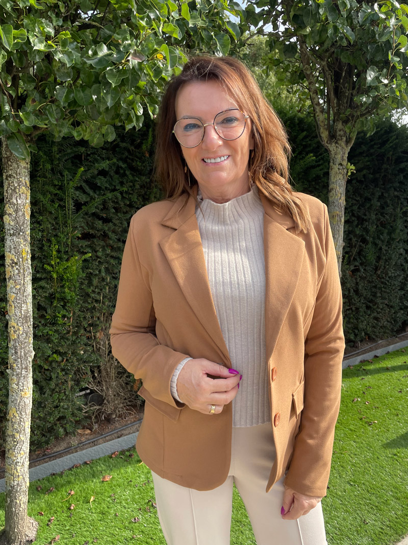 Bruine blazer