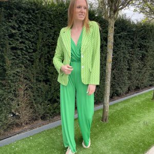 Groene jumpsuit