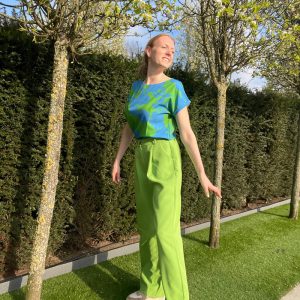 Felgroene broek