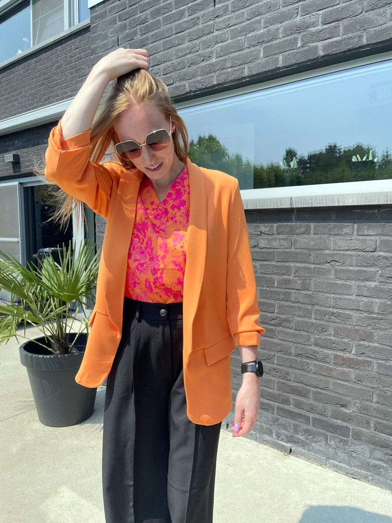 Oranje blazer