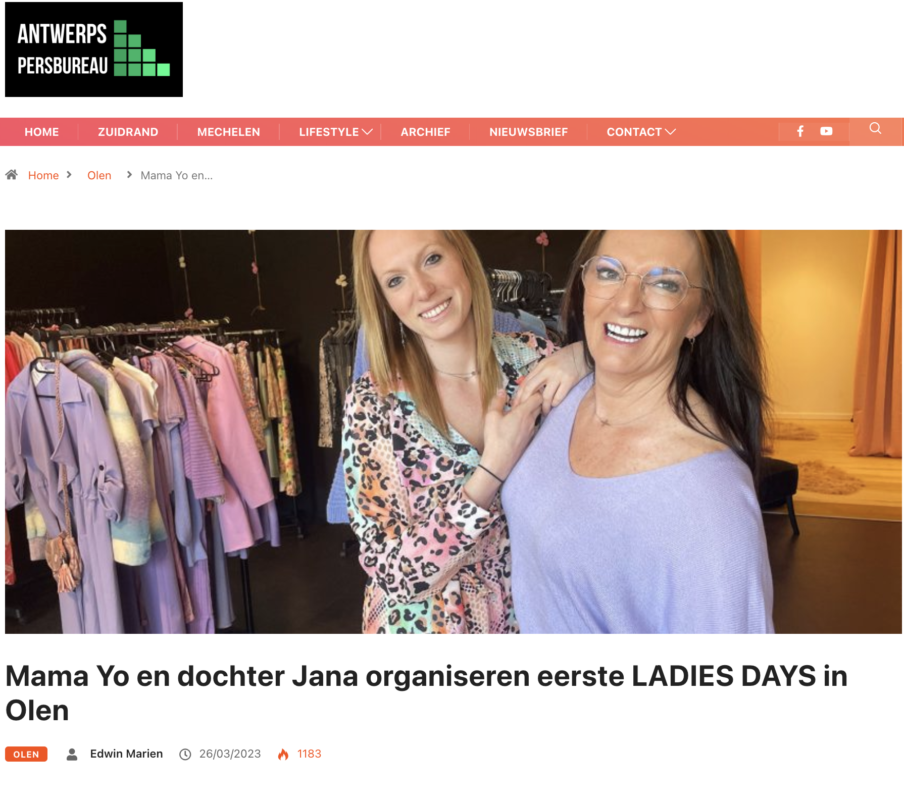 Antwerps persbureau La Vie en Yo Ladies Days
