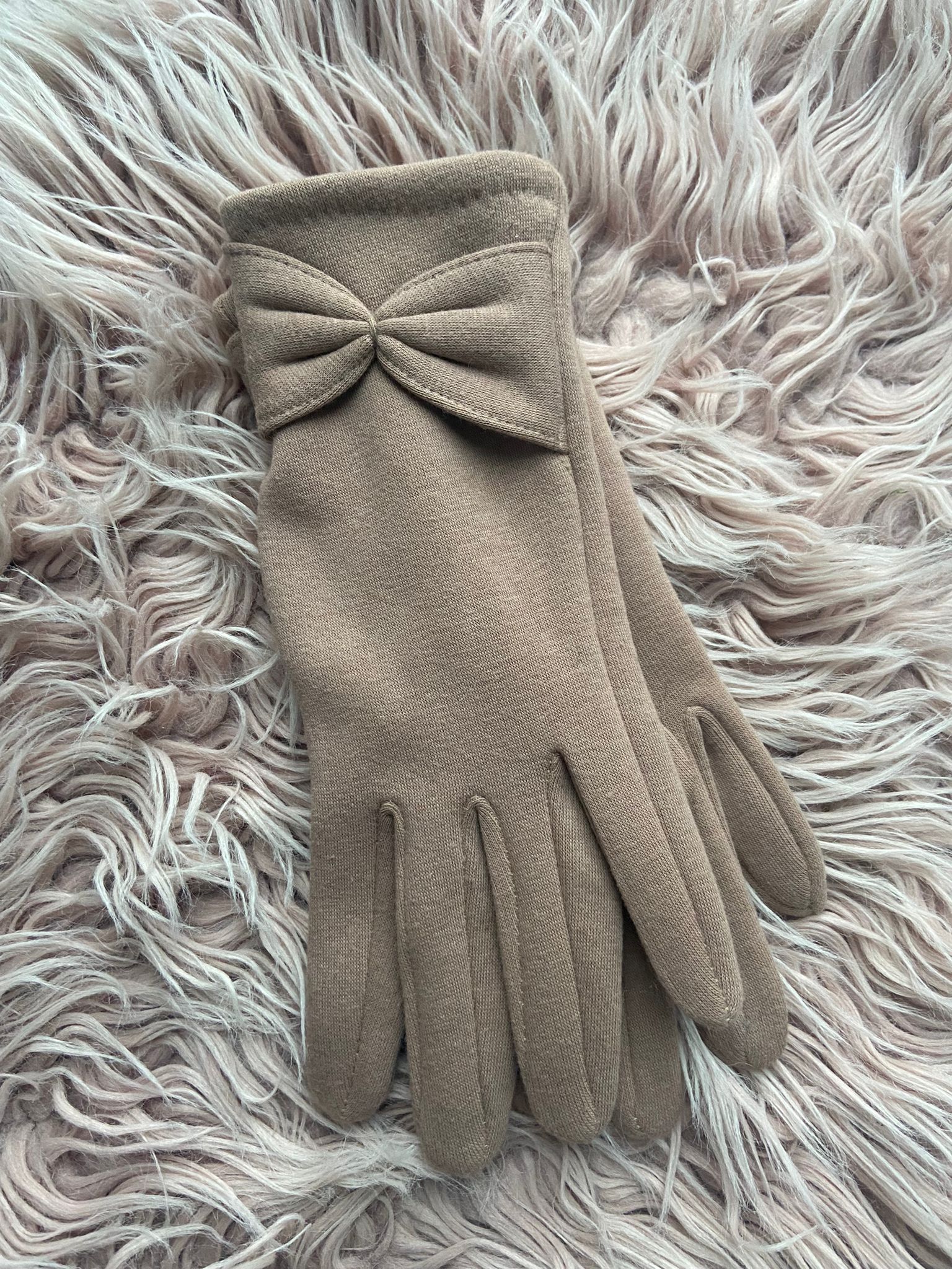 Beige handschoenen