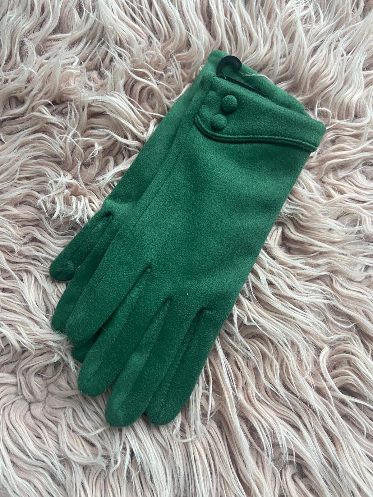 Groene handschoenen
