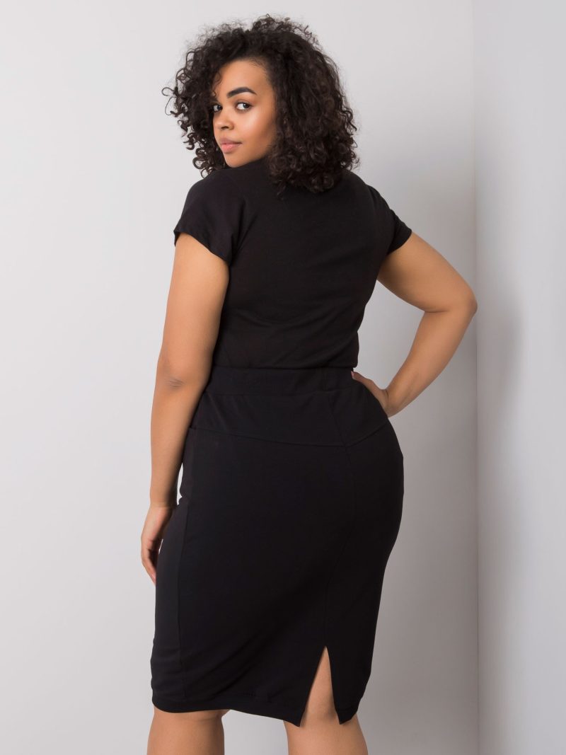 Zwarte rok plus size